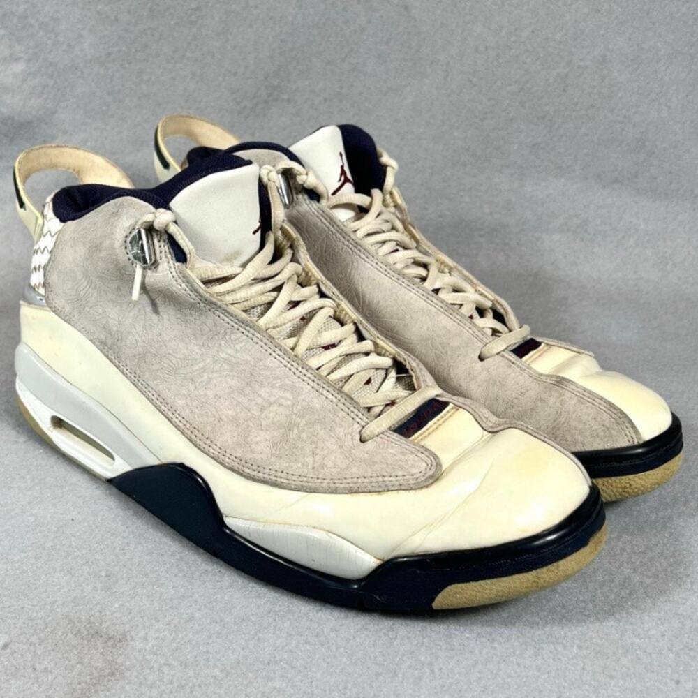 Vtg Air Jordan Sneakers Dub Zero Mens Size 11.5 Hi-Top Shoes 311046-104